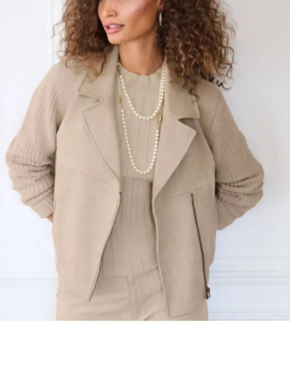 Cabi Palladium Bomber Jacket Sz S - Picture 1 of 7